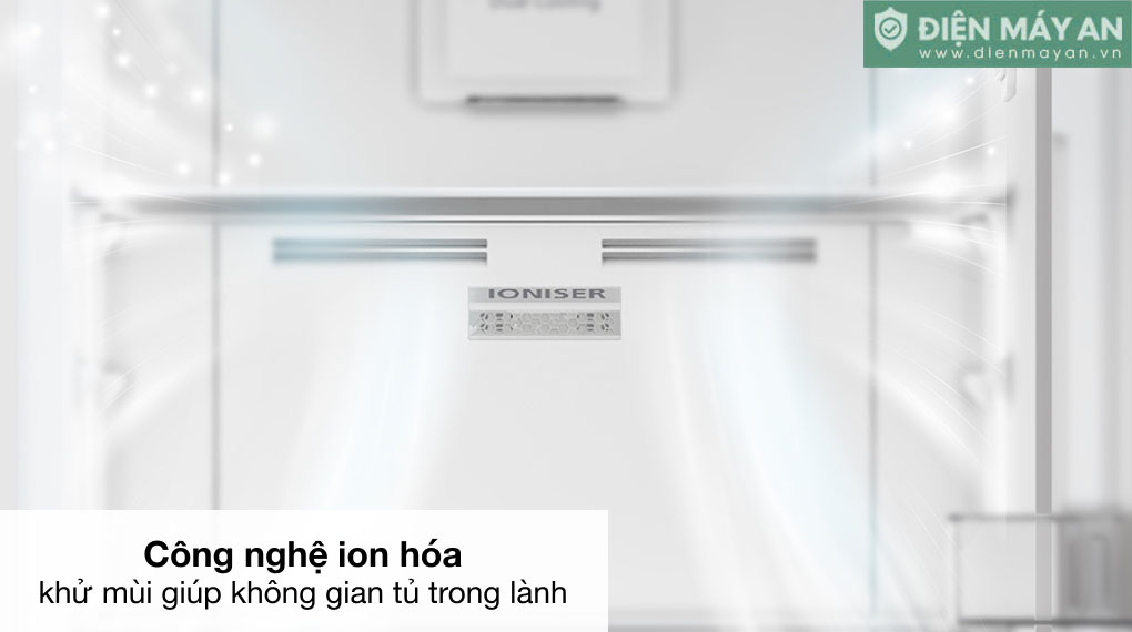 Tủ lạnh Hitachi Inverter 323 lít HRBN6340DGBKVN